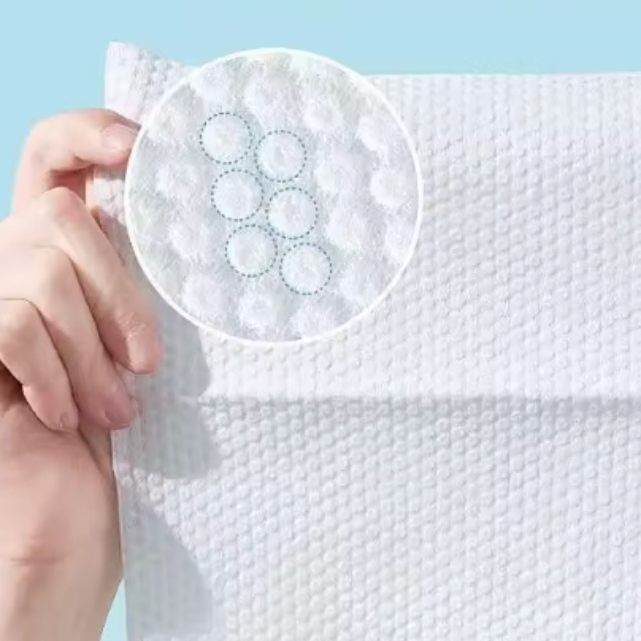 Disposable Cotton Towels — 50 Pack