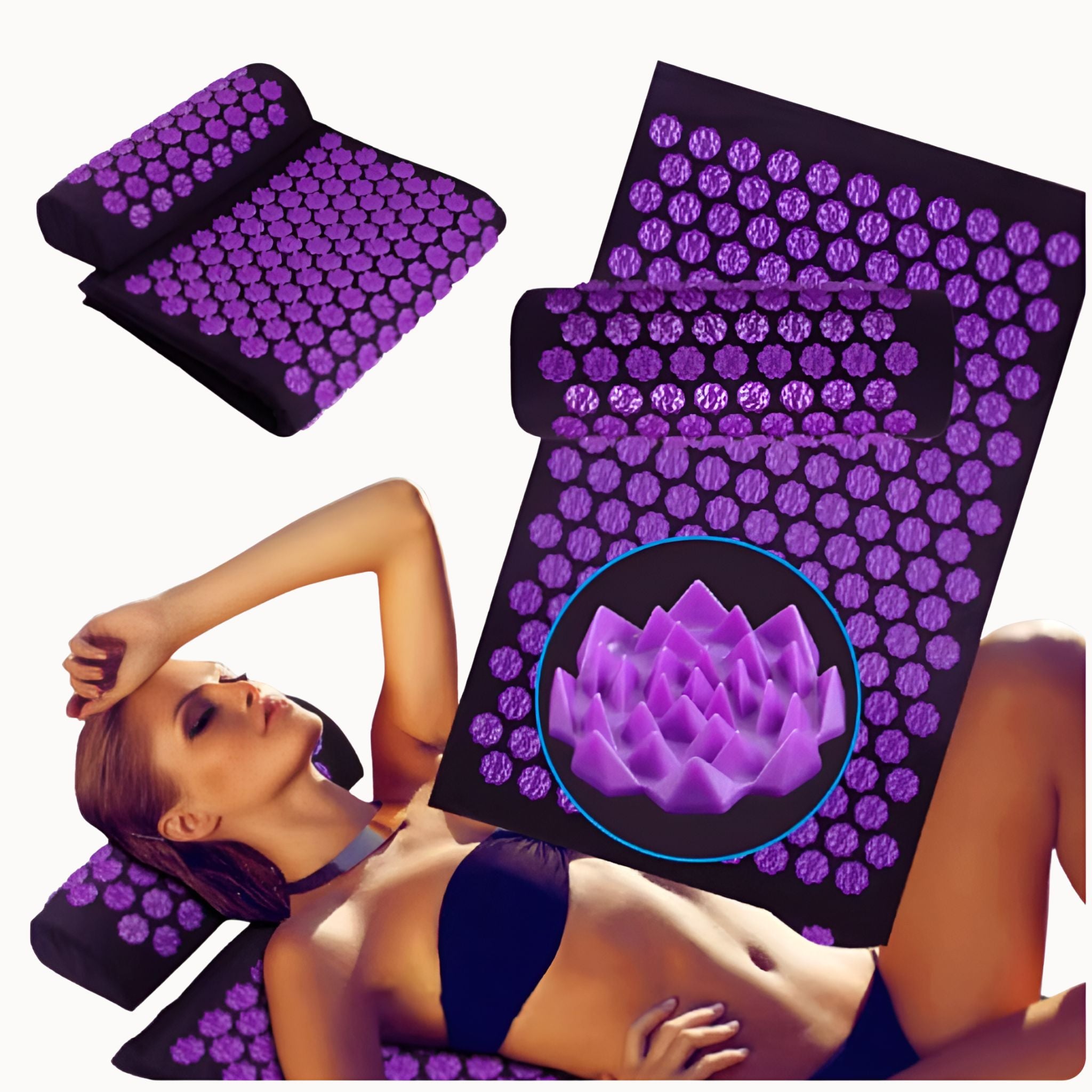 Acupressure Mat & Pillow Set